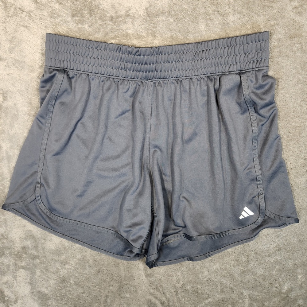 Adidas Athletic Shorts Mens XL Gray Excellent 5 Inch Inseam JX4800